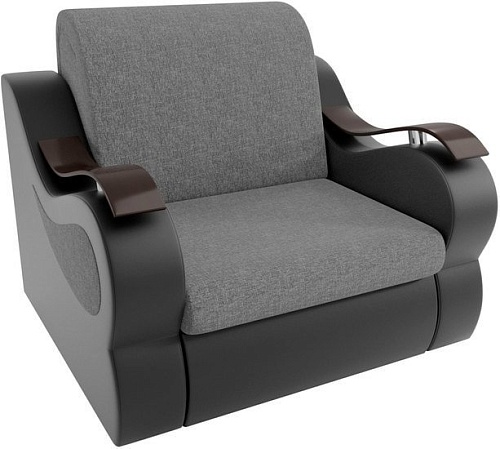 Кресло Лига диванов Меркурий 100684 80 см (серый/черный)