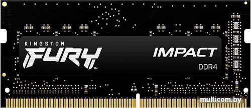 Оперативная память Kingston FURY Impact 8GB DDR4 SODIMM PC4-23400 KF429S17IB/8
