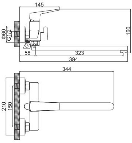 Смеситель Ledeme L2281