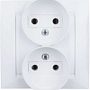 Розетка Simon 1590457-030 (белый)