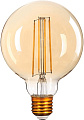 Светодиодная лампа Gauss LED Filament G95 E27 8W Golden 2400К 105802008