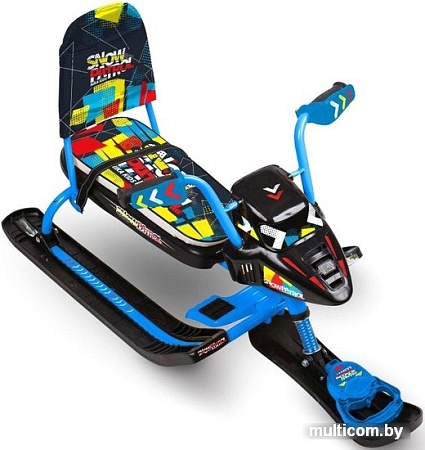 Снегокат Nika Snowpatrol СНД2/SP4 (черный/синий каркас)