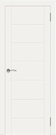 Межкомнатная дверь Юркас Эстель Граффити 6 ДГ 70х200 (белая эмаль)