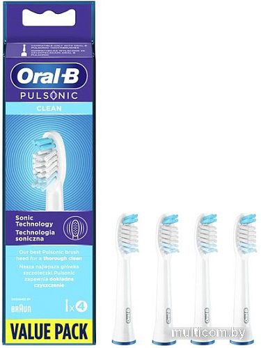 Сменная насадка Oral-B Pulsonic Clean SR32C-4