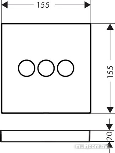 Переключатель режимов Hansgrohe ShowerSelect 15764000