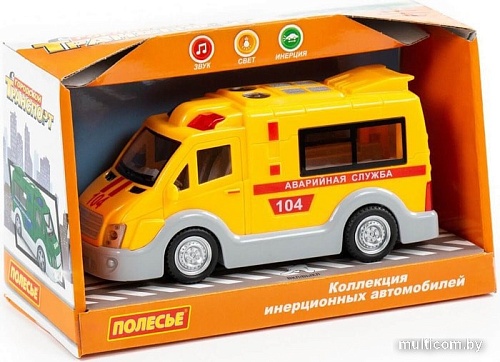 Игрушечный транспорт Полесье Аварийная служба 79695