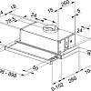 Кухонная вытяжка Franke Flexa FTC 532L GR/XS 315.0547.794