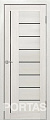 Межкомнатная дверь Portas S29 90x200 (французский дуб, стекло lacobel черный лак)