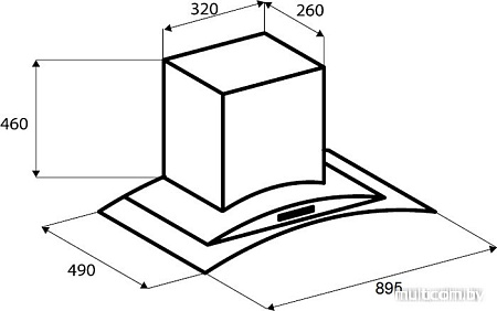 Кухонная вытяжка Zigmund & Shtain K 296.91 B
