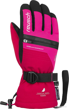 Горнолыжные перчатки Reusch Lando R-Tex XT Junior 6161243-3347 (р-р 5.5, Cerise/Pink Glo)