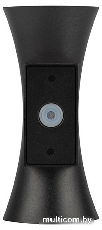 Фасадный светильник ЭРА WL42 BK+GD светодиодная 10Вт 3500К IP54 Б0054420 (черный/золото)