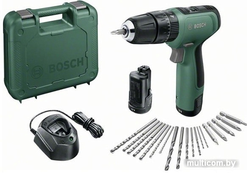 Дрель-шуруповерт Bosch EasyImpact 1200 06039D3102 (с 2-мя АКБ, кейс)