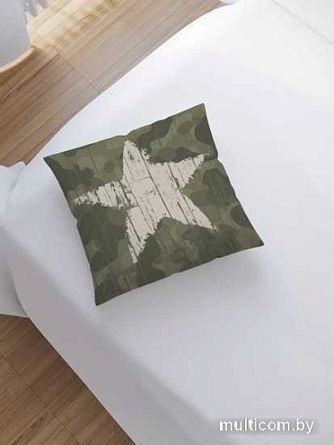 Чехол на подушку JoyArty Военная звезда sl_5038