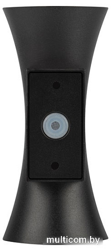 Фасадный светильник ЭРА WL42 BK+GD светодиодная 10Вт 3500К IP54 Б0054420 (черный/золото)