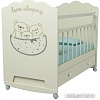 Классическая детская кроватка VDK Love Sleeping маятник с ящиком (слоновая кость)