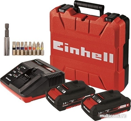 Дрель-шуруповерт Einhell TE-CD 18/40 Li 4513910 (с 2-мя АКБ, кейс)