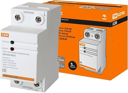 Реле напряжения TDM Electric SQ1504-0023