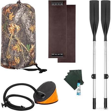 Гребная лодка Тонар Шкипер 240 (зеленый)