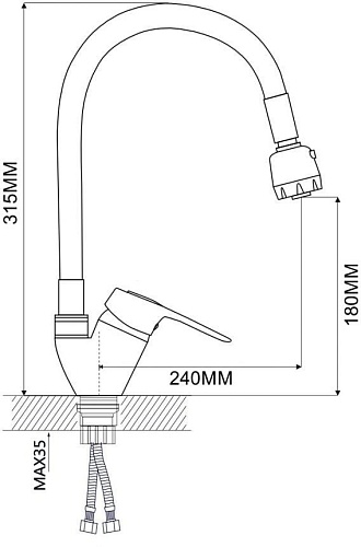 Смеситель Econoce EC0246