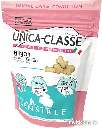 Лакомство для собак Unica Classe Dental Care Adult Minor Sensible 400 г