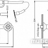 Смеситель Gerhans K01 K13001G (золотистый)