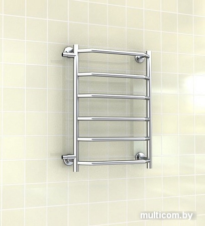Полотенцесушитель Ростела Трапеция боковое подключение 1" 4 перекладины 60 см