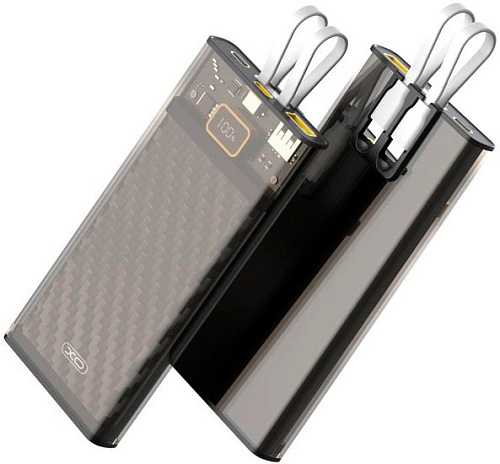 Внешний аккумулятор XO PR195 10000mAh Lightning (черный)