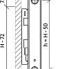 Стальной панельный радиатор Royal Thermo Compact C21-500-600 (Bianco Traffico)