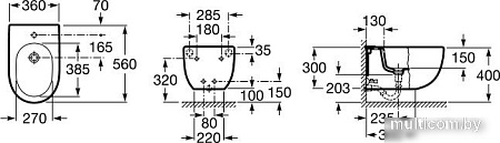 Биде Roca Meridian [357245000]