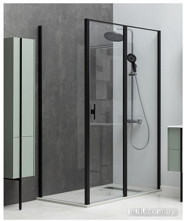 Душевой уголок Allen Brau Priority 100x100 304223 (черный браш)