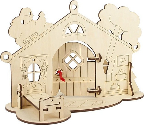 Сборная модель Woody Детский театр "Красная шапочка" 1393