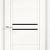 Межкомнатная дверь Velldoris Next 2 60x200 (белый эмалит, лакобель черный)