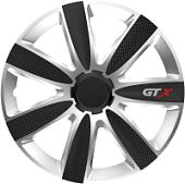 Набор колпаков на диски Versaco GTX 16&quot; 16GTXCARBONBS (4шт, черный карбон/серебристый)
