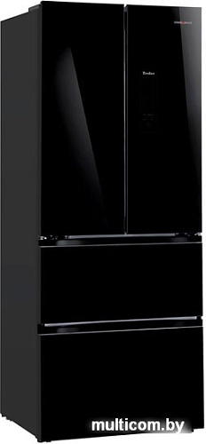 Холодильник Tesler RFD-361I (черное стекло)