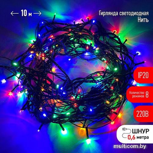 Удлинитель для гирлянд ЭРА ERABL-L100/S20