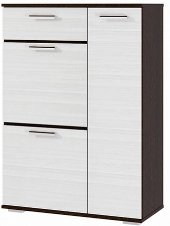 Тумба МебельЭра Ника ТВ800 высокая (венге-лоредо)