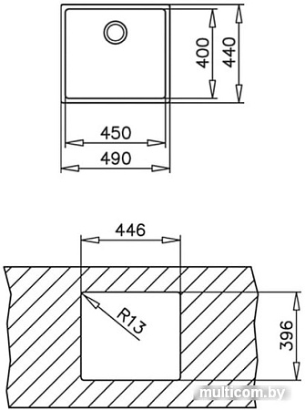 Кухонная мойка TEKA Be Linea RS15 45.40