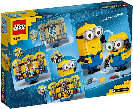 Конструктор LEGO Minions 75551 Фигурки миньонов и их дом