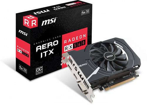 Видеокарта MSI Radeon RX 560 AERO ITX OC 4GB GDDR5 [RX 560 AERO ITX 4G OC]