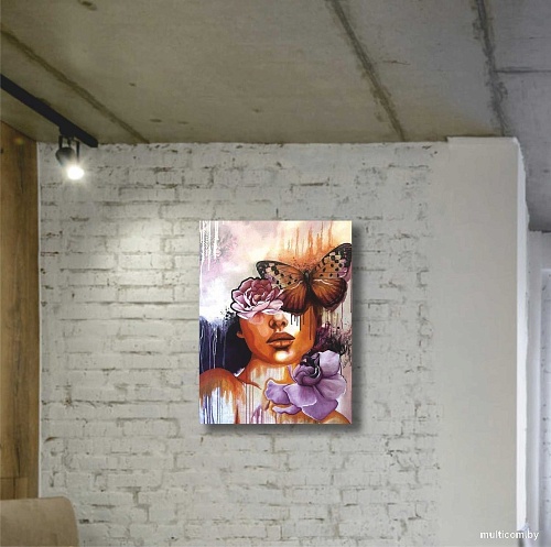 Картина Stamion Твои цветы и бабочки (60x80см)