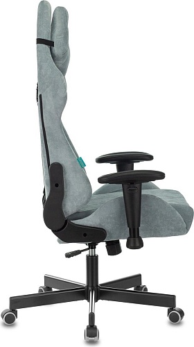 Игровое (геймерское) кресло Zombie Viking knight (Light-28, серо-голубой)