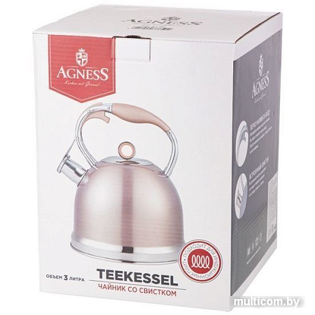 Чайник со свистком Agness 937-851