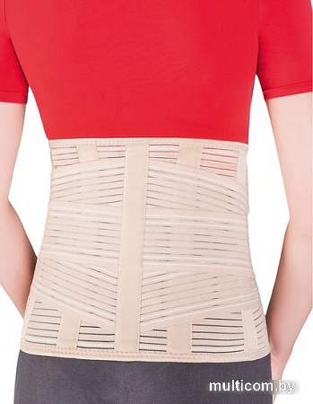 Корсет ортопедический пояснично-крестцовый MEK 3007 (M, бежевый)