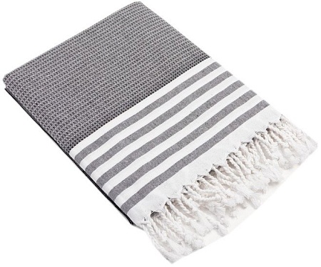 Полотенце Love Life Waffle 6840467 (серый)