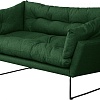 Диван Brioli Анико двухместный (J8/темно-зеленый)