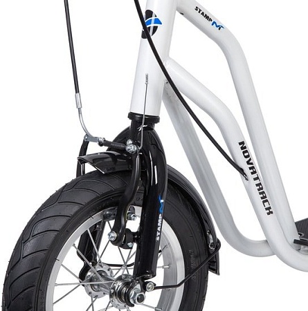Самокат Novatrack Stamp N1 2018 12STAMPN1.WT8 (белый)