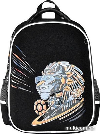 Школьный рюкзак Феникс+ Кибер лев 59295 (черный)