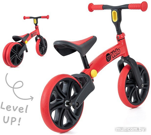 Беговел Yvolution Y Velo Junior (красный)