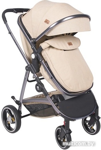 Универсальная коляска Lorelli Sola (2 в 1, бежевый)