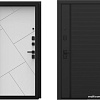 Металлическая дверь Guard Line графит/шагрень белая (86x205, правая)